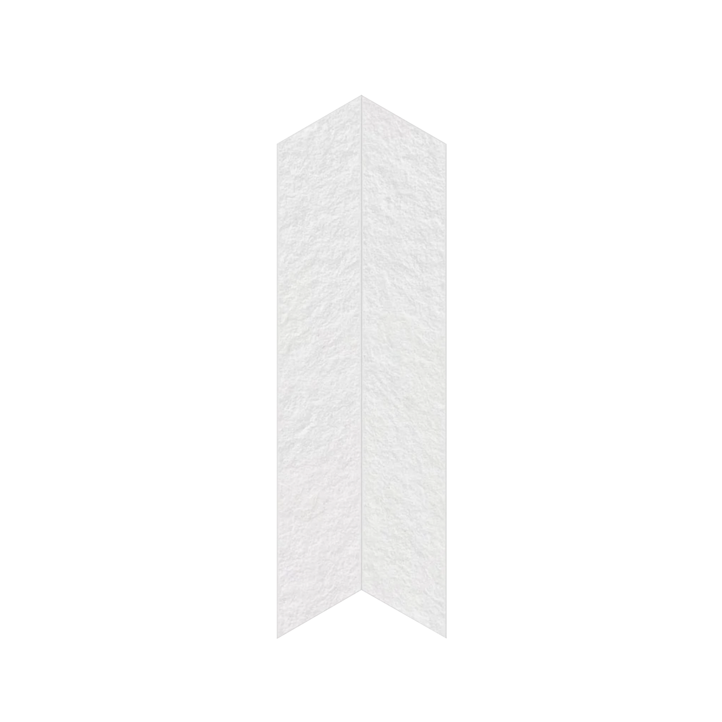 Shapes 4x24" - 8mm Matte Porcelain Chevron A+B Tile