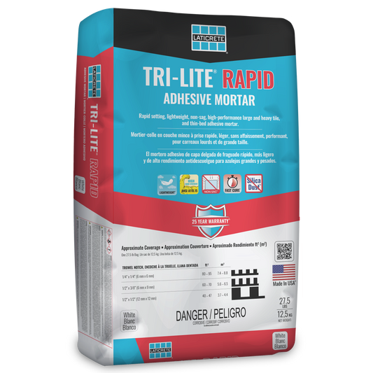 Laticrete - Tri-Lite Rapid - Tile Adhesive Mortar (27.5lbs)
