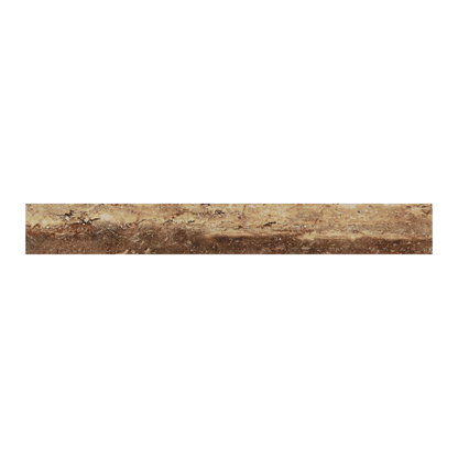 Travertine 3x24" - 8mm Matte & Polished Porcelain Bullnose Tile
