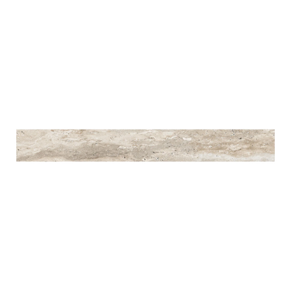 Travertine 3x24" - 8mm Matte & Polished Porcelain Bullnose Tile