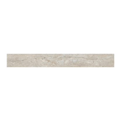 Travertine 3x24" - 8mm Matte & Polished Porcelain Bullnose Tile