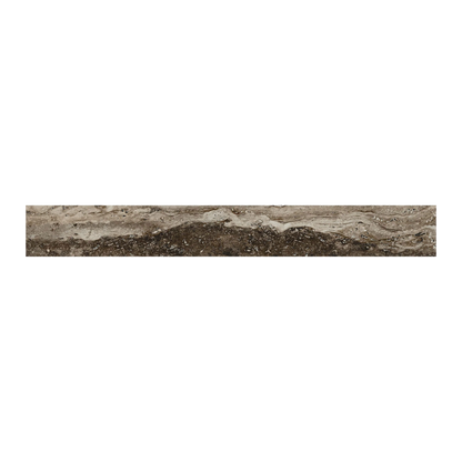 Travertine 3x24" - 8mm Matte & Polished Porcelain Bullnose Tile