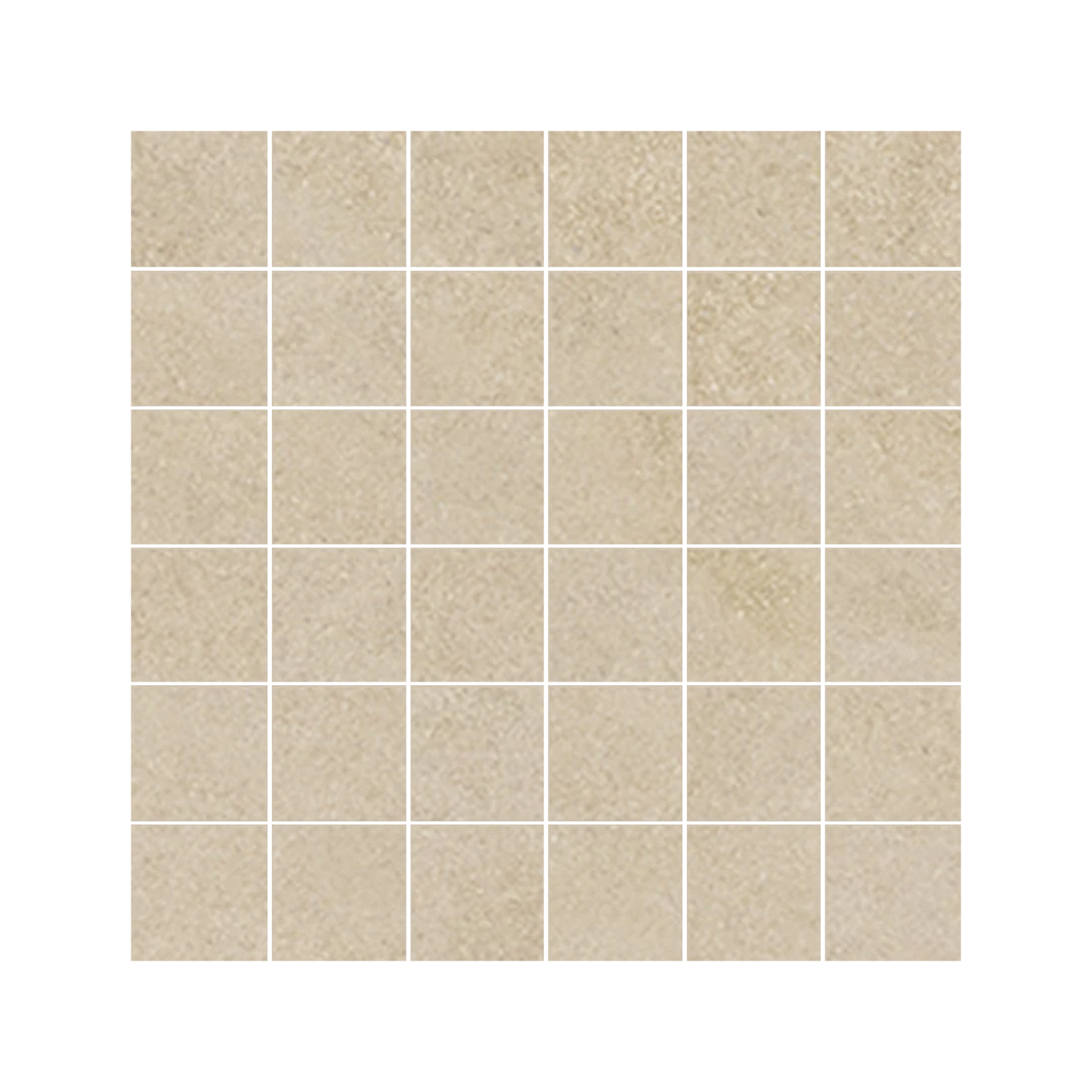 Tycoon 12x12" - 8mm Matte Porcelain 2" Square Mesh Mosaic Tile
