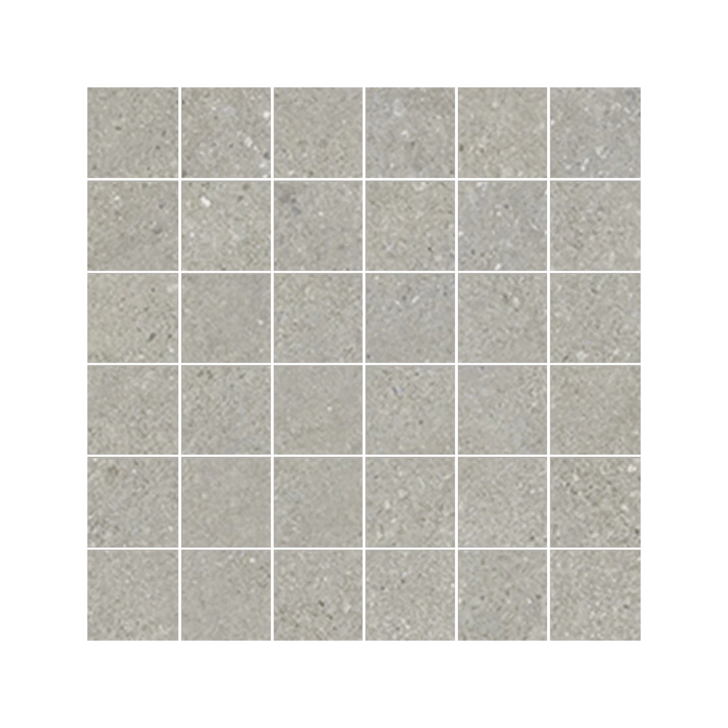 Tycoon 12x12" - 8mm Matte Porcelain 2" Square Mesh Mosaic Tile