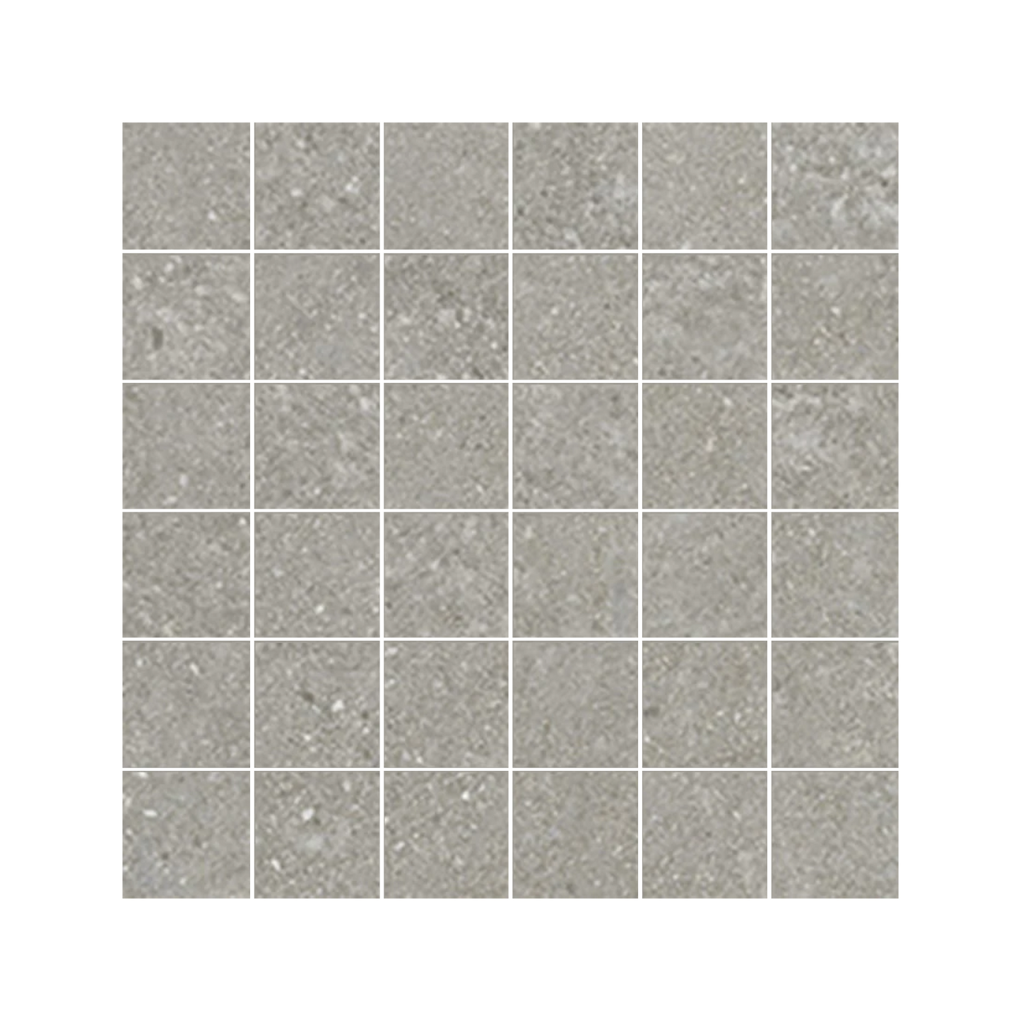 Tycoon 12x12" - 8mm Matte Porcelain 2" Square Mesh Mosaic Tile