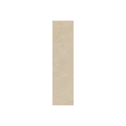Tycoon 3x12" - 8mm Matte Porcelain Bullnose Tile in Stone-Look