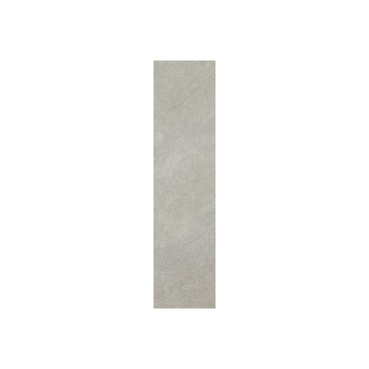 Tycoon 3x12" - 8mm Matte Porcelain Bullnose Tile in Stone-Look