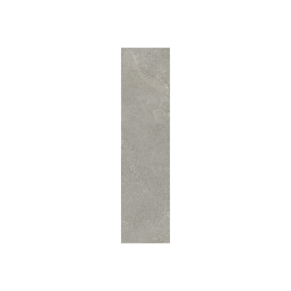 Tycoon 3x12" - 8mm Matte Porcelain Bullnose Tile in Stone-Look
