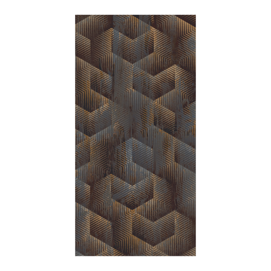 Untamed 24x48" - 8mm Matte Decorative Porcelain Wall Tile w/ Deco 02 Design