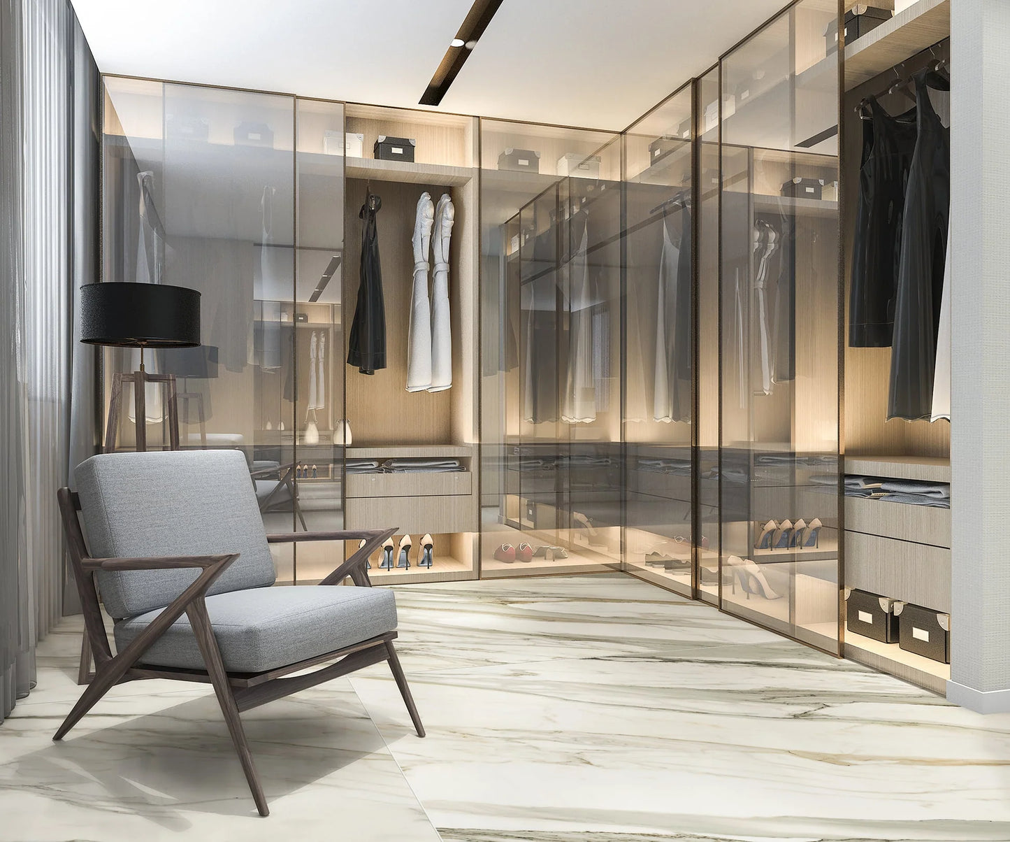 Mykonos 48"x48" Marble-Look 8mm Porcelain Floor & Wall Tiles (32sq/ft per box) image 8