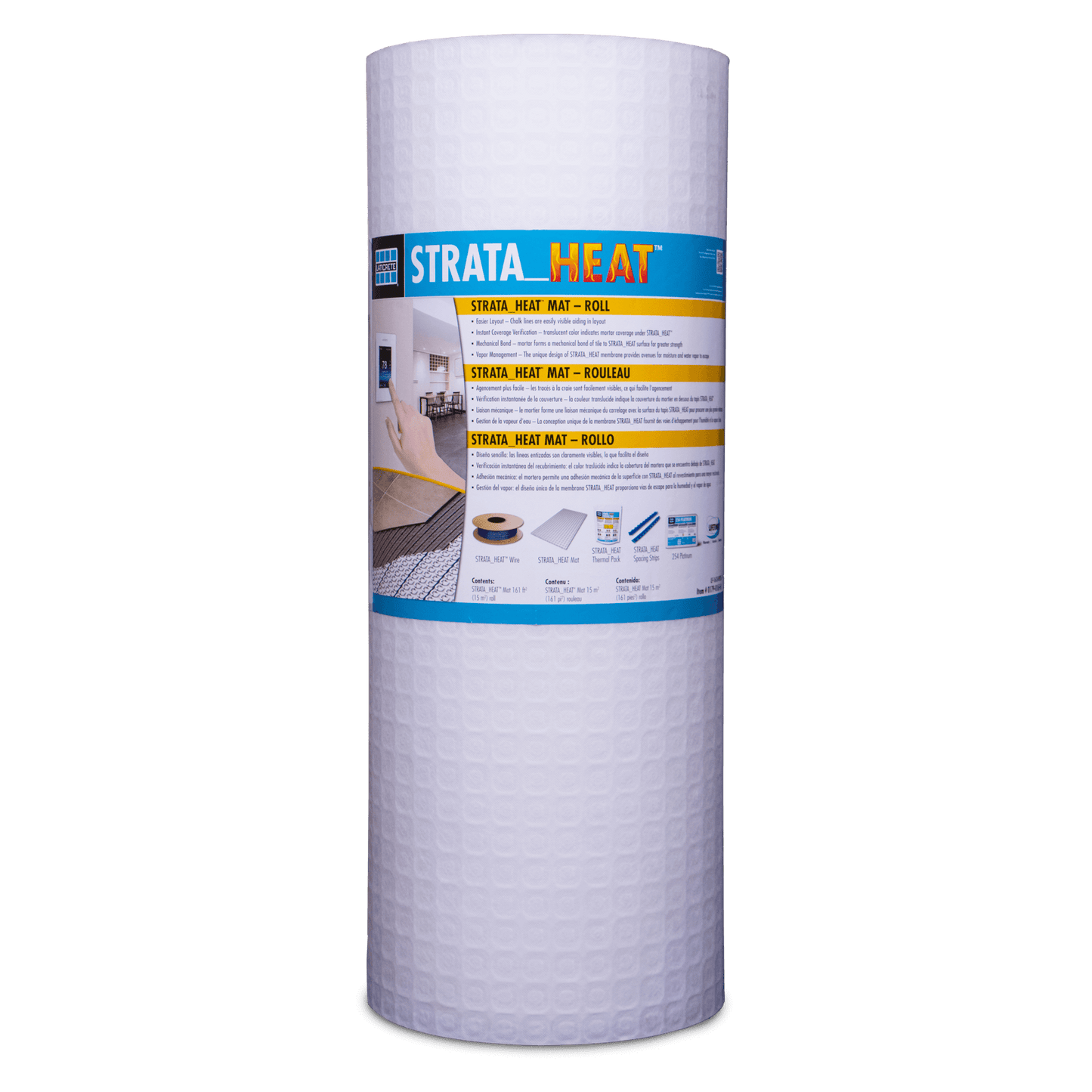 Laticrete - Strata_Heat Roll (161sq/ft) - for Radiant Floor Heating