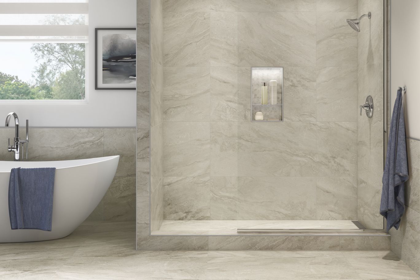 Schluter KERDI-BOARD-SNLT Niches w/ Liprotec LED Lighting image 9