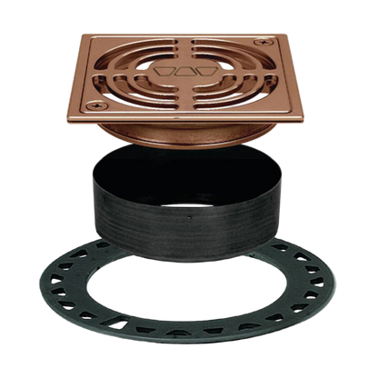 Schluter KERDI-DRAIN Point Drain w/ Integrated Bonding Flange
