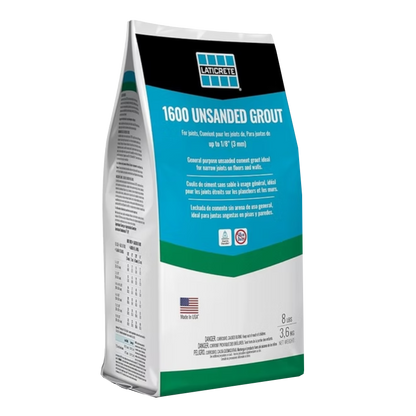 Laticrete - 1600 Unsanded Grout (8lbs) - Durable Tile Grout