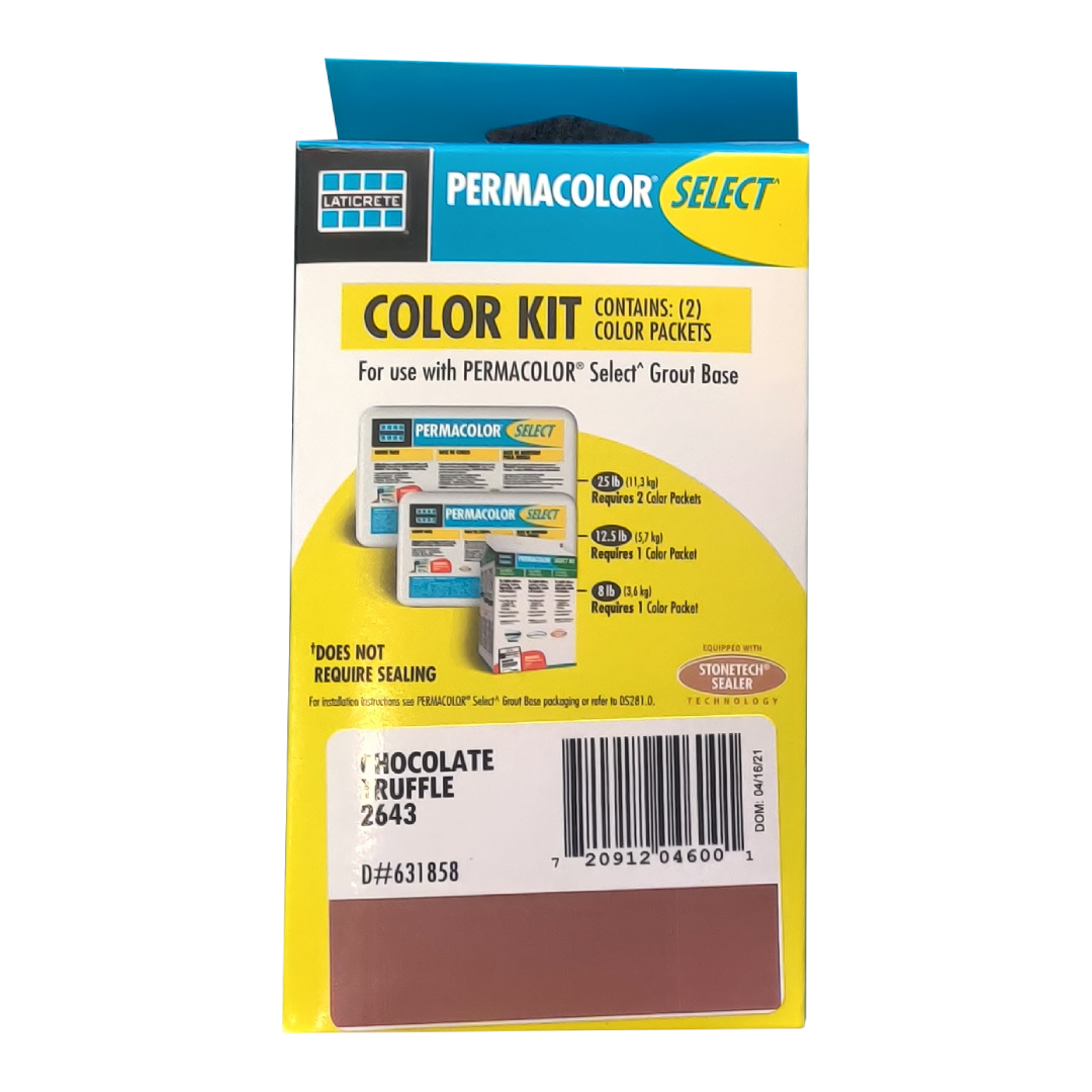 Laticrete - Permacolor Select Color Kits for Grout in Chocolate Truffle #43 Color