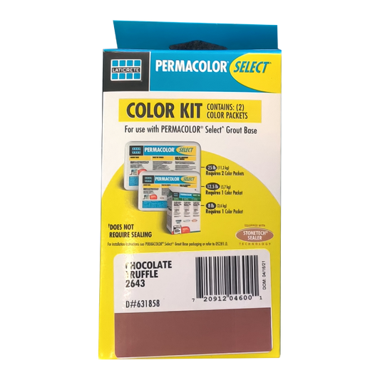 Laticrete - Permacolor Select Color Kits for Grout in Chocolate Truffle #43 Color