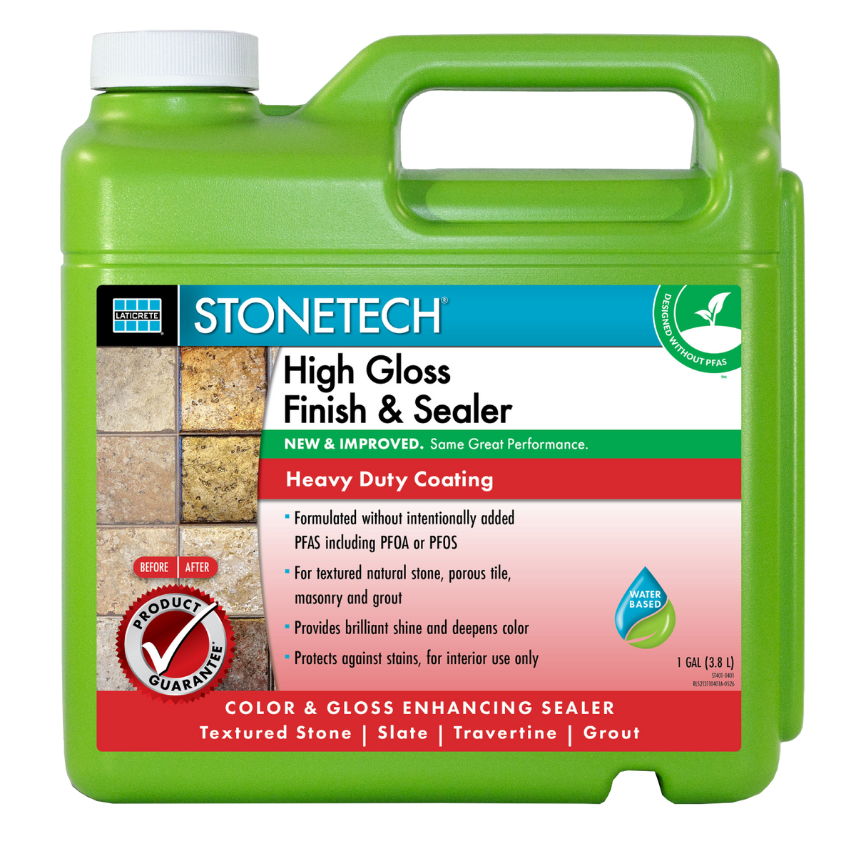 Stonetech High-Gloss Finish & Sealer by Laticrete