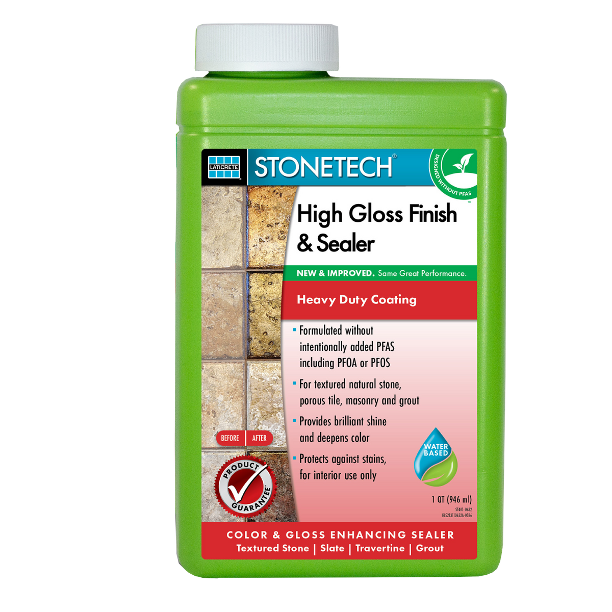 Stonetech High-Gloss Finish & Sealer by Laticrete