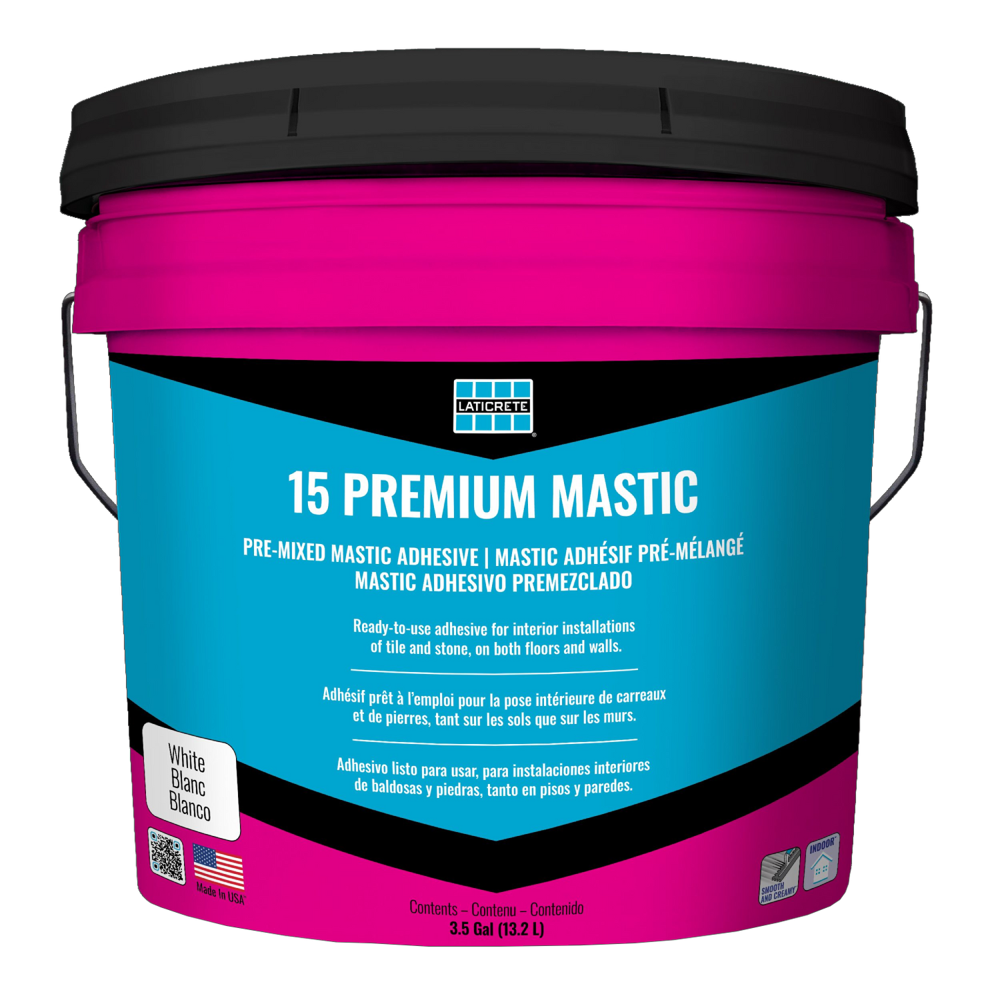 Laticrete - 15 Premium Mastic Tile Adhesive for Floors & Walls