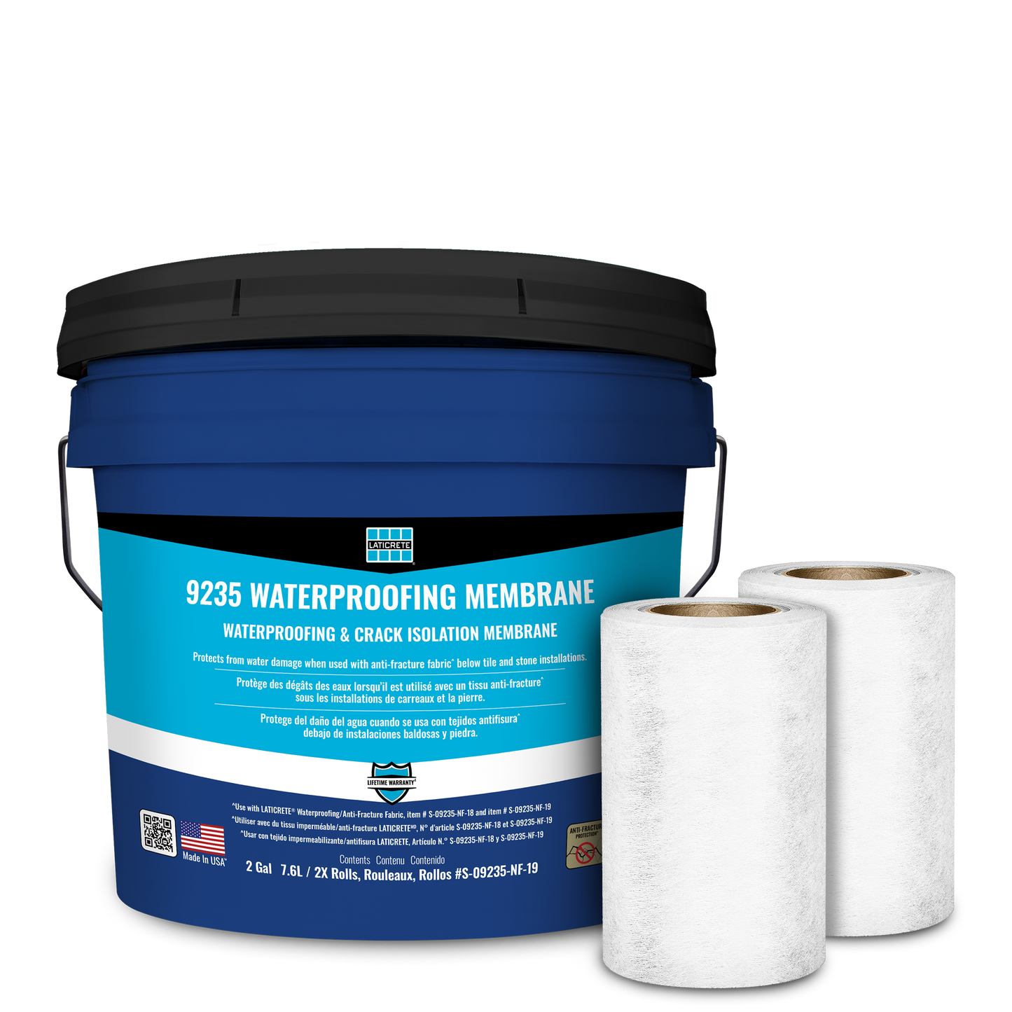 Laticrete - 9235 Waterproofing Membrane Kits w/ Anti-Fracture Fabric