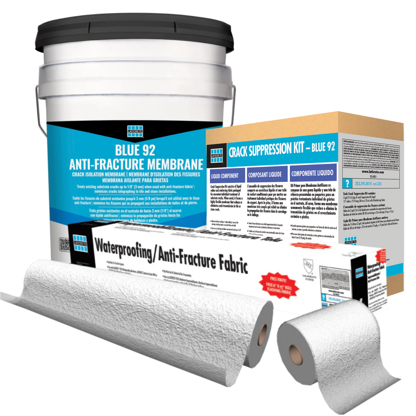 Laticrete - Blue 92 Anti-Fracture Membrane System