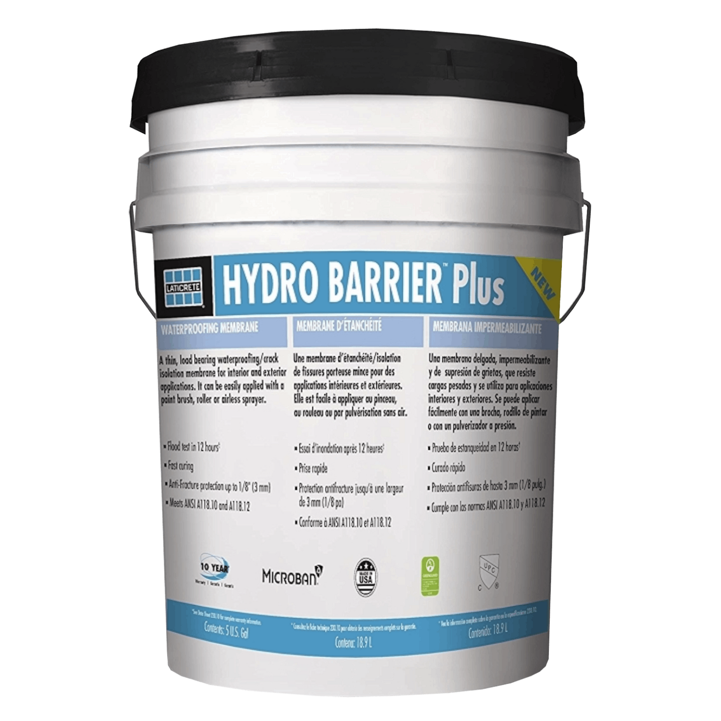 Laticrete Hydro Barrier Plus - Waterproofing Membrane (All Sizes)