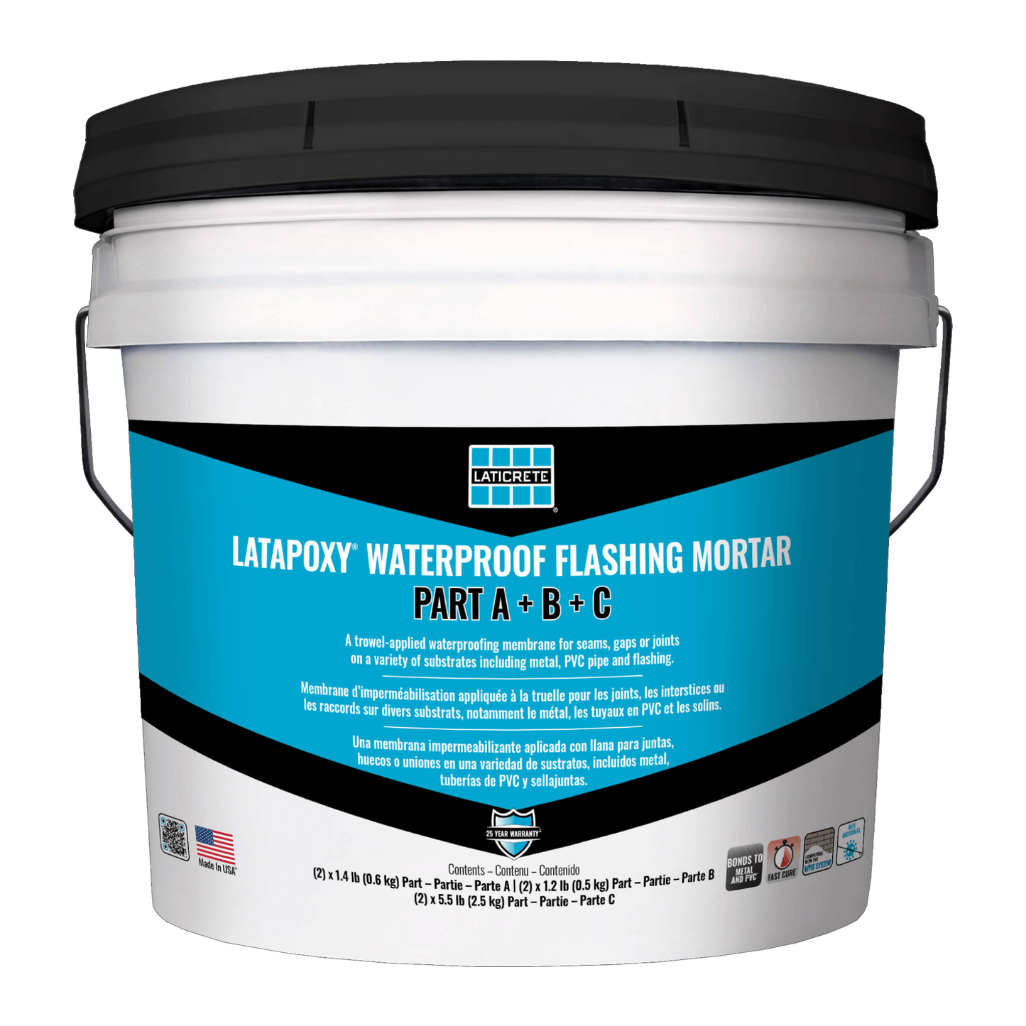 Laticrete Latapoxy Waterproof Flashing Mortar (Parts A+B+C)