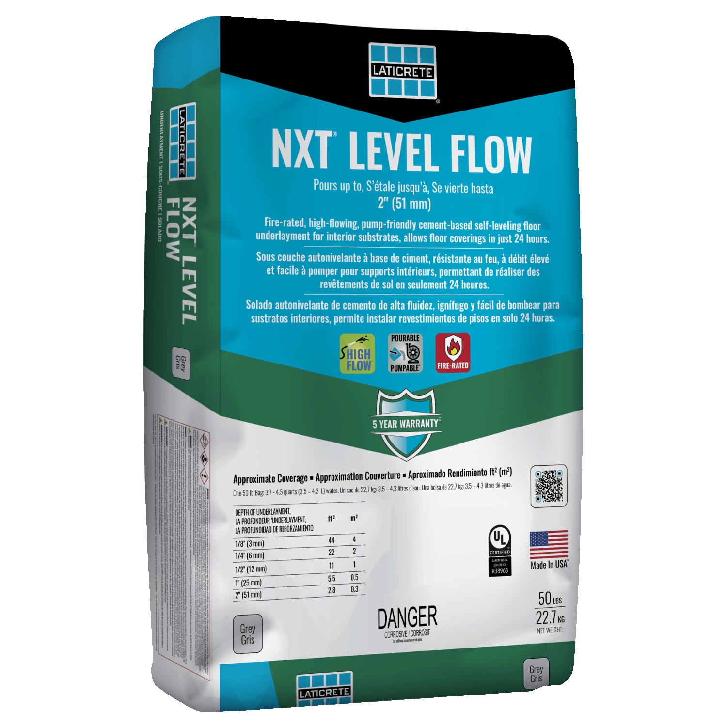 Laticrete - NXT Level Flow (50lbs) - Self-Leveling Floor Underlayment ...