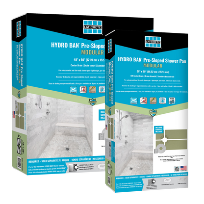 Laticrete - Hydro Ban Modular Pre-Sloped Shower Pan