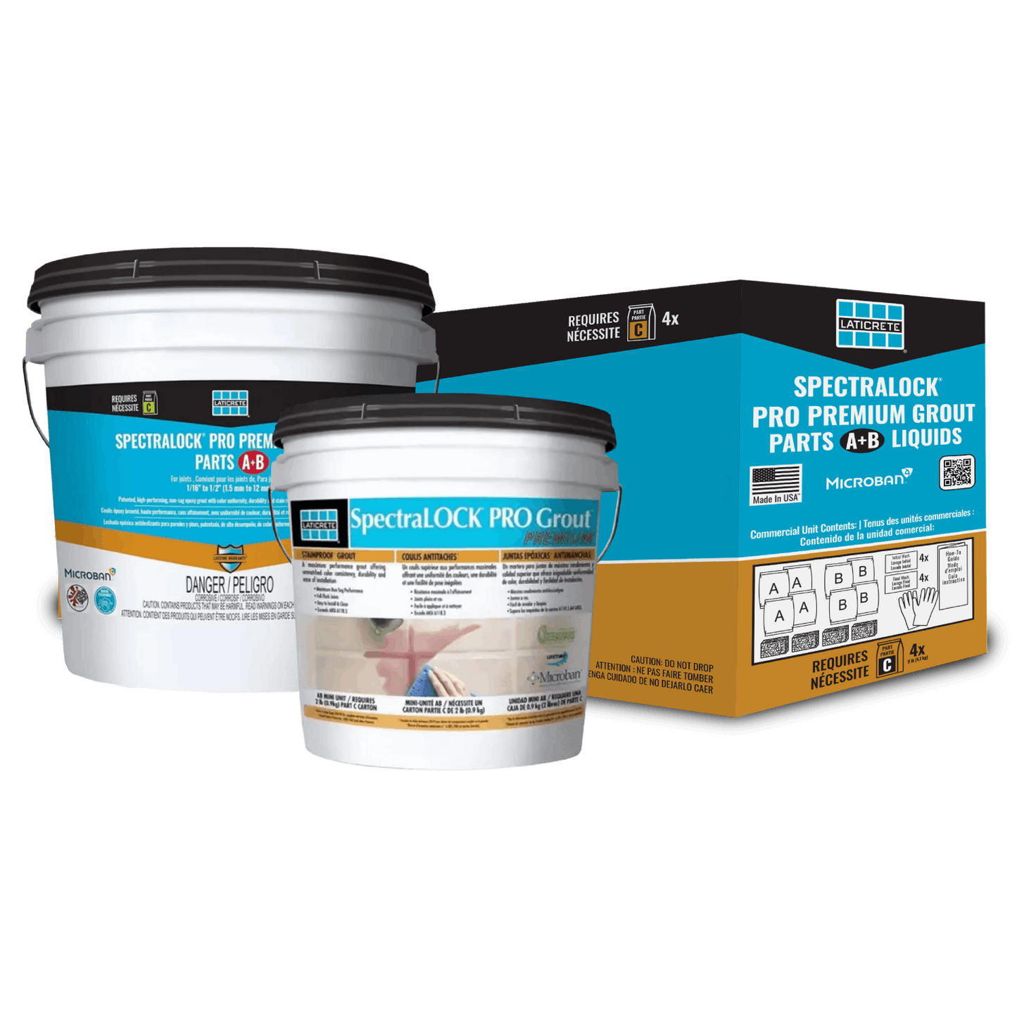 Laticrete SpectraLock Pro Premium Grout - Epoxy Parts A&B