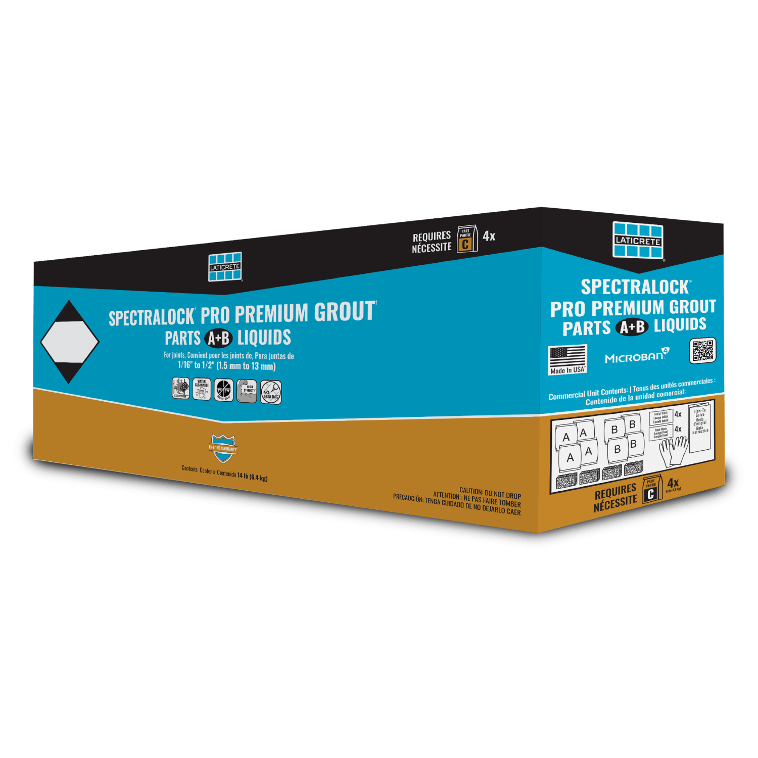 Laticrete SpectraLock Pro Premium Grout - Epoxy Parts A&B – Home Tile ...