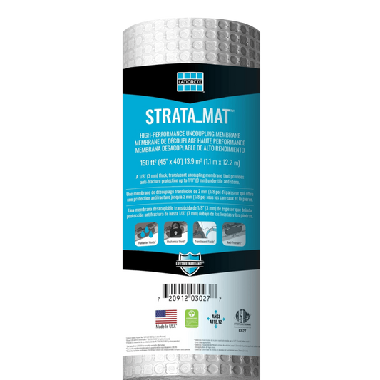 Laticrete - Strata_Mat Uncoupling Membrane for Crack Isolation