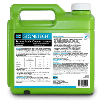 Stonetech - Restore Acidic Cleaner (All Sizes) by Laticrete