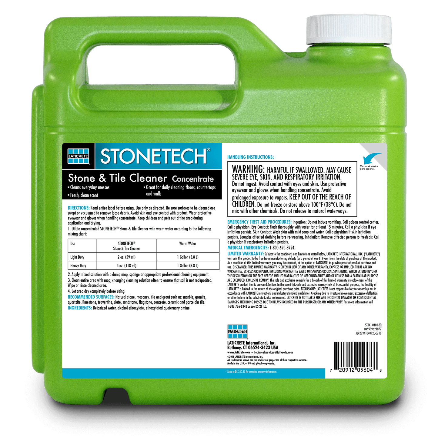 Stonetech - Stone & Tile Cleaner (All Sizes) by Laticrete