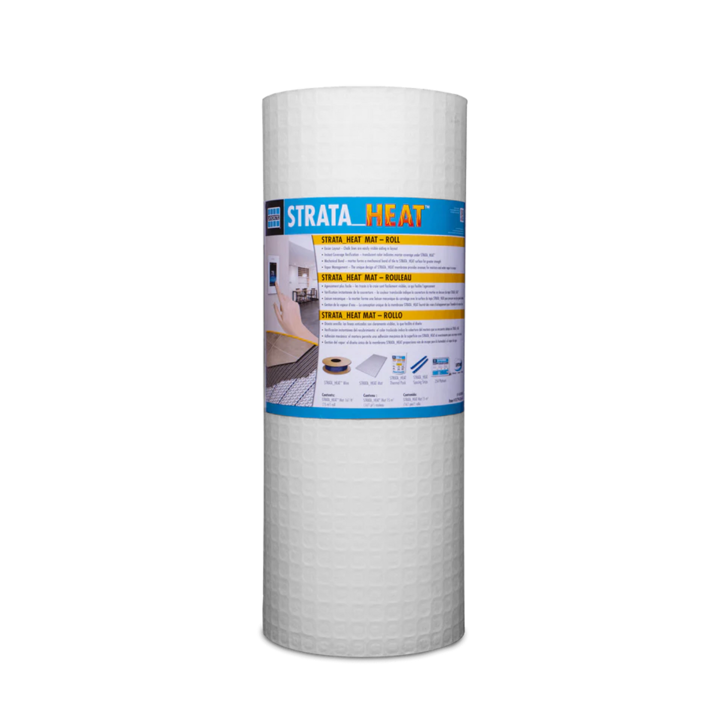Laticrete - Strata_Heat Uncoupling Membrane for Radiant Floor Heating
