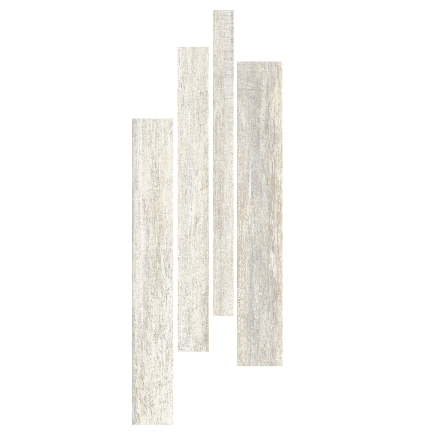 Aegina - 6x15" 8mm Matte Porcelain Mesh Linear Mosaic Tile