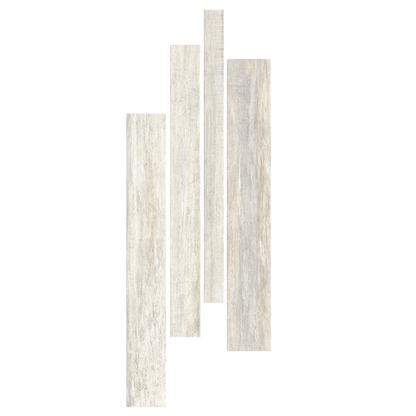 Aegina - 6x15" 8mm Matte Porcelain Mesh Linear Mosaic Tile