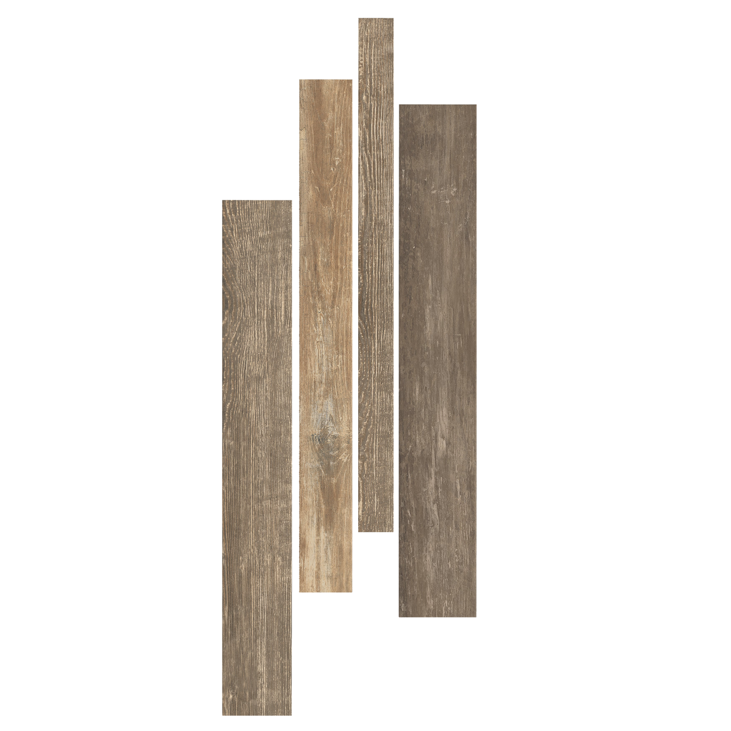 Aegina - 6x15" 8mm Matte Porcelain Mesh Linear Mosaic Tile