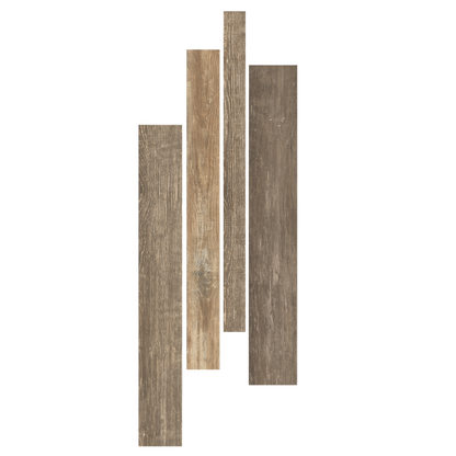 Aegina - 6x15" 8mm Matte Porcelain Mesh Linear Mosaic Tile