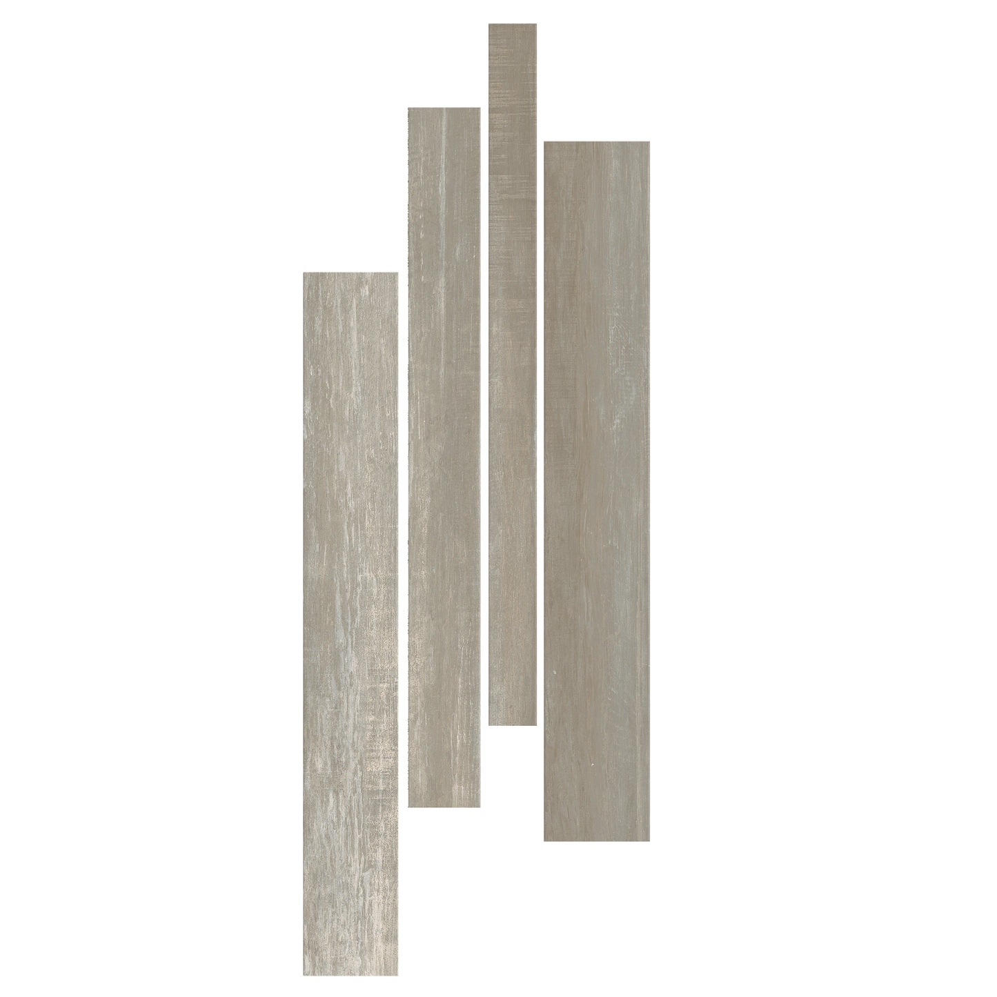 Aegina - 6x15" 8mm Matte Porcelain Mesh Linear Mosaic Tile