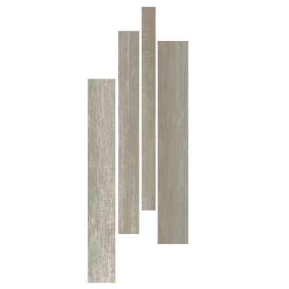 Aegina - 6x15" 8mm Matte Porcelain Mesh Linear Mosaic Tile