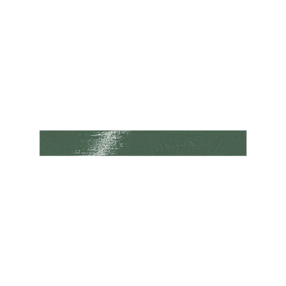 Playful 3x24" - 8mm Glossy Porcelain Wall Tile in Subway Look Style
