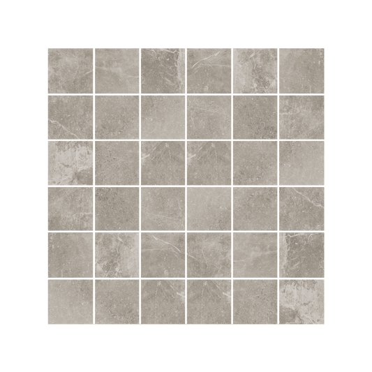 Rustic Stone 12x12" - 8mm Porcelain Mosaic Tile Sheets in Stone Look
