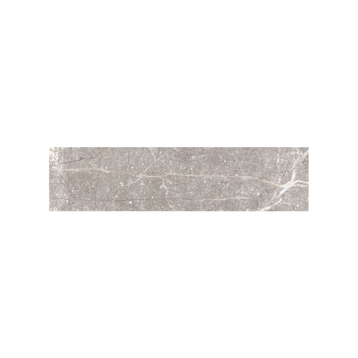 Rustic Stone 3x12" - 8mm Porcelain Bullnose Tile in Stone Look