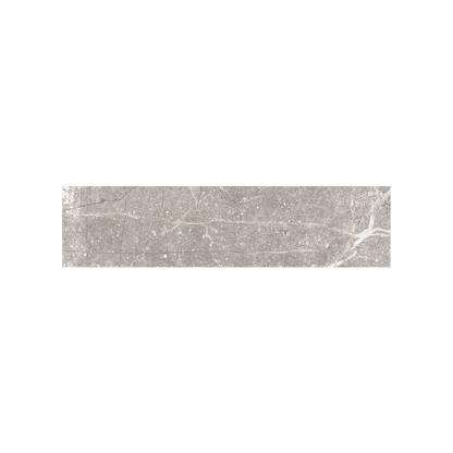 Rustic Stone 3x12" - 8mm Porcelain Bullnose Tile in Stone Look