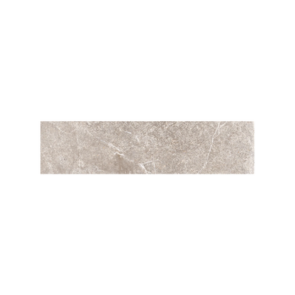 Rustic Stone 3x12" - 8mm Porcelain Bullnose Tile in Stone Look