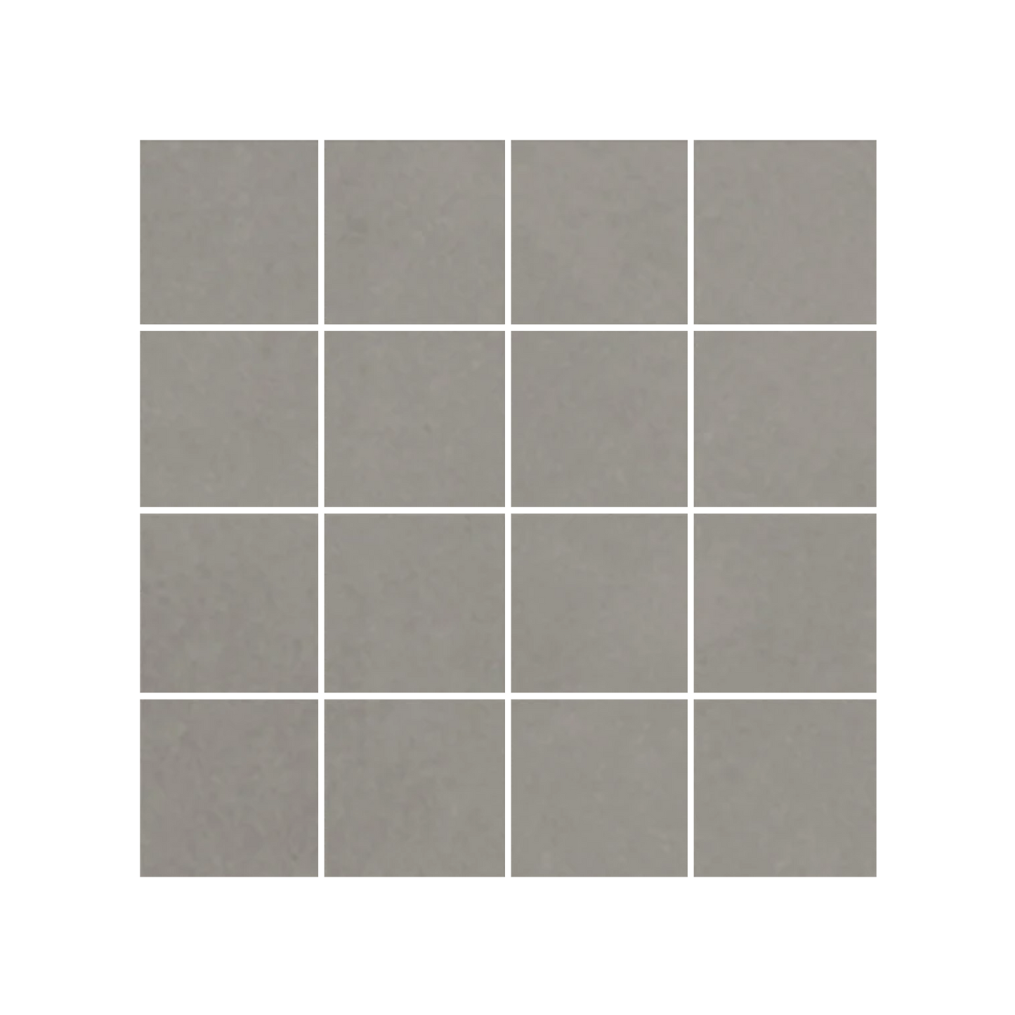 Urban Landscape 12x12" - 8mm Porcelain Mosaic Tile Sheet in Cement Look