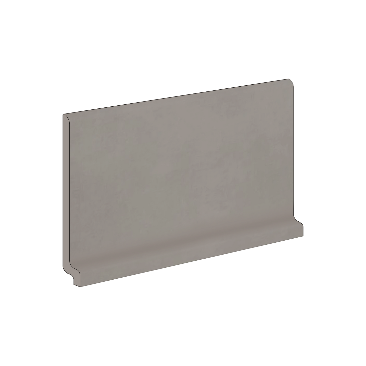 Urban Landscape 6x12" - 7mm Cove Base Tile in Cement Look