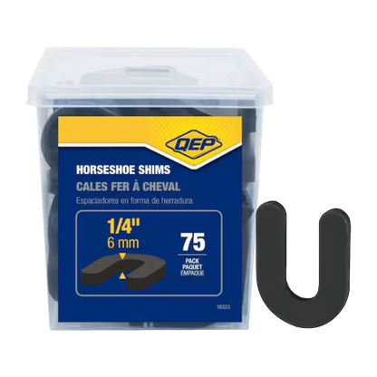 QEP - Horseshoe Shims - 4 Size Options of Tile Shims