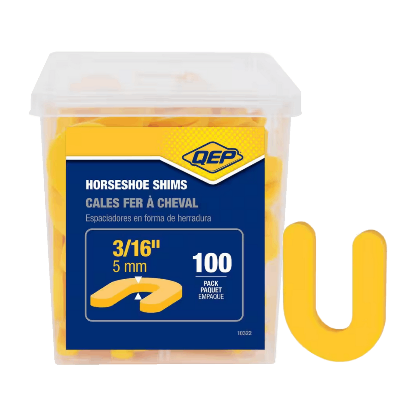 QEP - Horseshoe Shims - 4 Size Options of Tile Shims